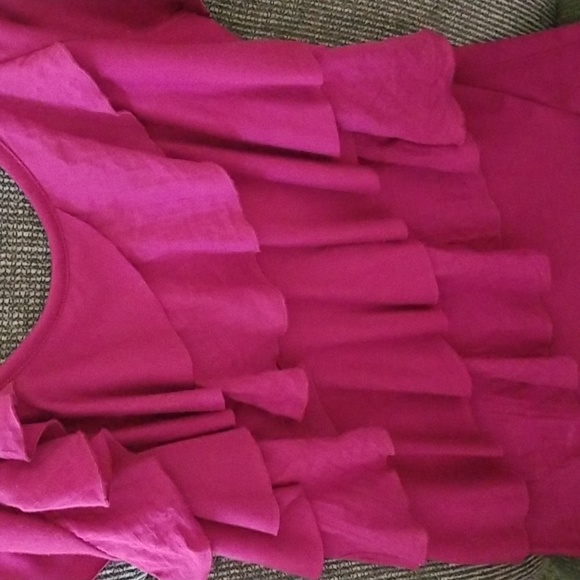 Pink Ruffled Top - Picture 6 of 8